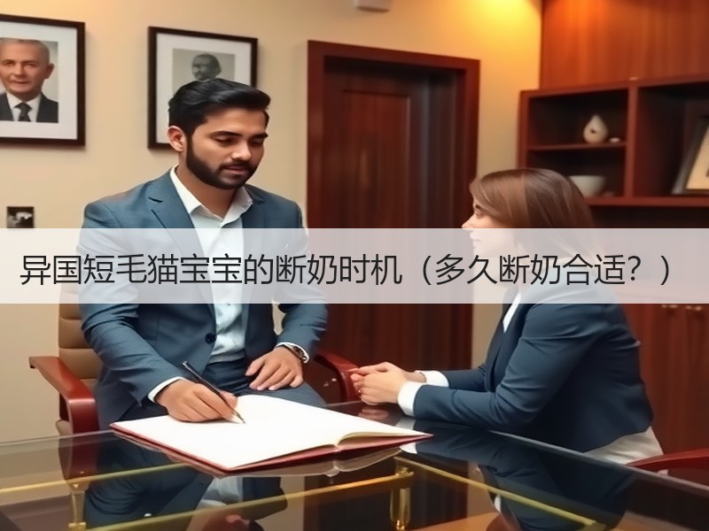 异国短毛猫宝宝的断奶时机（多久断奶合适？）