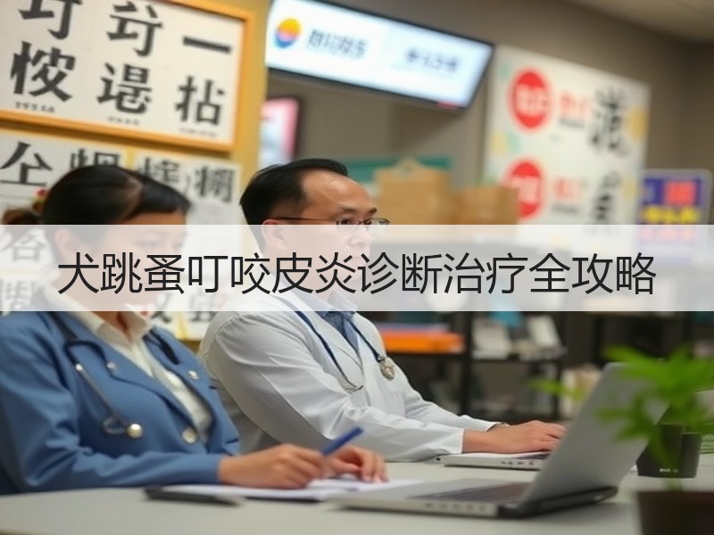 犬跳蚤叮咬皮炎诊断治疗全攻略