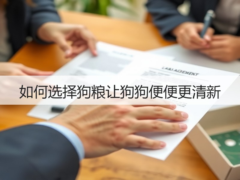 如何选择狗粮让狗狗便便更清新