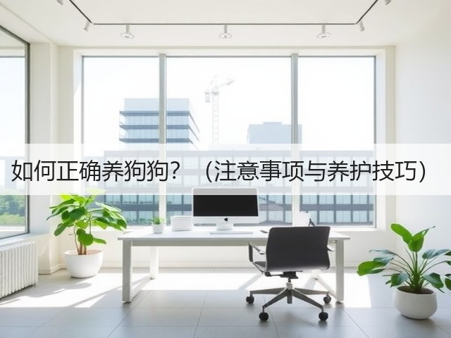 如何正确养狗狗?(注意事项与养护技巧)(图2) 如何正确养狗狗?(注意事项与养护技巧)(图2)