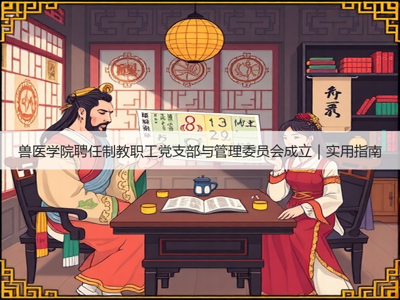 兽医学院聘任制教职工党支部与管理委员会成立｜实用指南