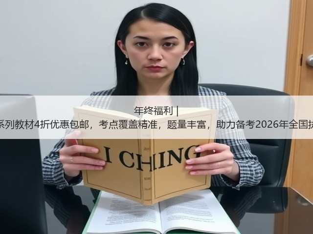 年终福利 | 执业兽医资格考试系列教材4折优惠包邮,考点覆盖精准,题量丰富,助力备考2026年全国执业兽医资格考试!(图1) 年终福利 | 执业兽医资格考试系列教材4折优惠包邮,考点覆盖精准,题量丰富,助力备考2026年全国执业兽医资格考试!(图1)