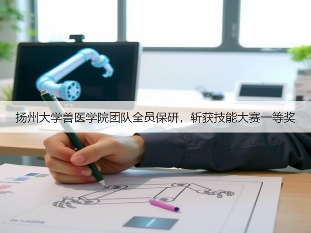 扬州大学兽医学院团队全员保研,斩获技能大赛一等奖(图3) 扬州大学兽医学院团队全员保研,斩获技能大赛一等奖(图3)
