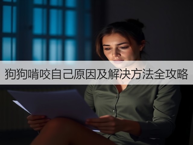 狗狗啃咬自己原因及解决方法全攻略(图2) 狗狗啃咬自己原因及解决方法全攻略(图2)