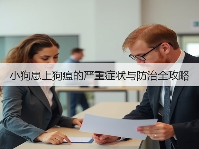 小狗患上狗瘟的严重症状与防治全攻略(图3) 小狗患上狗瘟的严重症状与防治全攻略(图3)