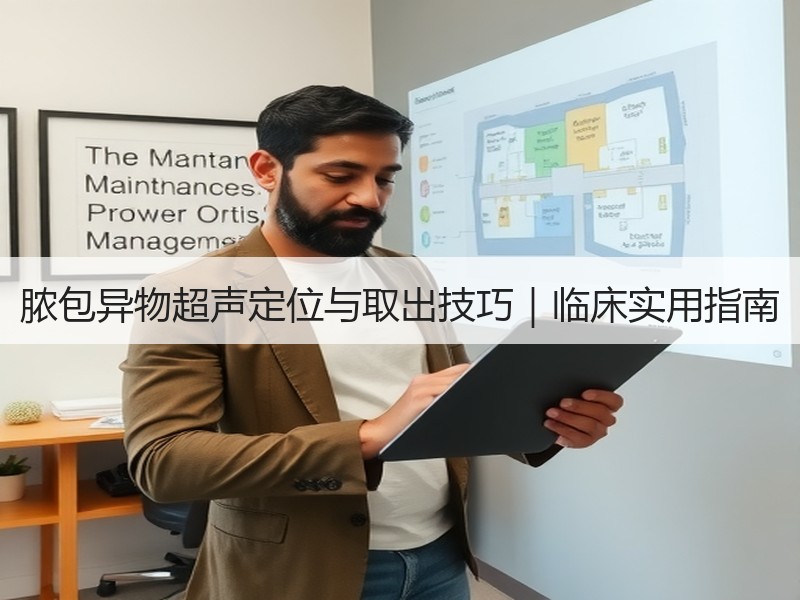 脓包异物超声定位与取出技巧｜临床实用指南