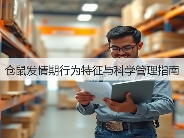 仓鼠发情期行为特征与科学管理指南(图3)
