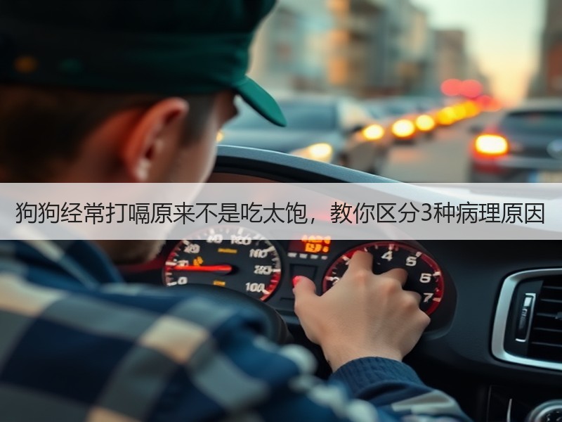 狗狗经常打嗝原来不是吃太饱，教你区分3种病理原因