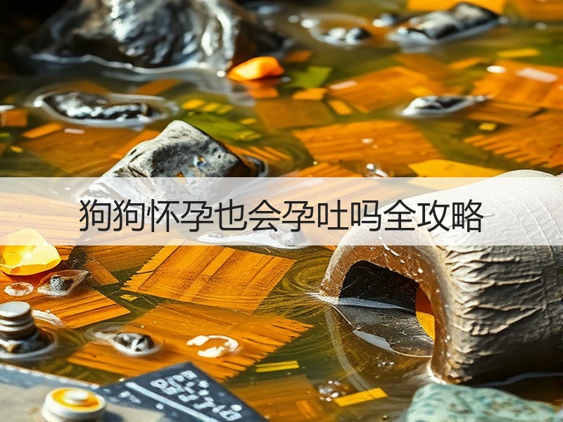 狗狗怀孕也会孕吐吗全攻略
