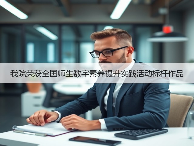 我院荣获全国师生数字素养提升实践活动标杆作品(图2) 我院荣获全国师生数字素养提升实践活动标杆作品(图2)
