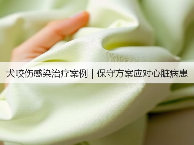 犬咬伤感染治疗案例|保守方案应对心脏病患(图1) 犬咬伤感染治疗案例|保守方案应对心脏病患(图1)