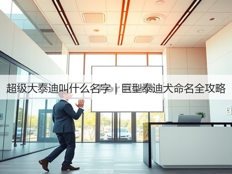 超级大泰迪叫什么名字｜巨型泰迪犬命名全攻略