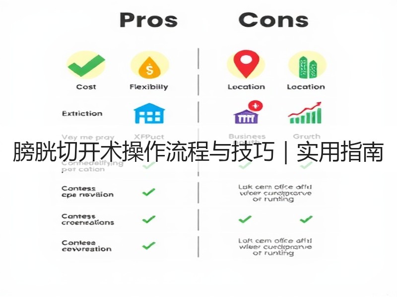 膀胱切开术操作流程与技巧｜实用指南