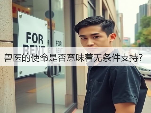 兽医的使命是否意味着无条件支持?(图1) 兽医的使命是否意味着无条件支持?(图1)