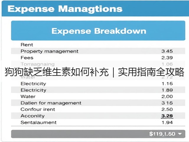 狗狗缺乏维生素如何补充|实用指南全攻略(图3) 狗狗缺乏维生素如何补充|实用指南全攻略(图3)