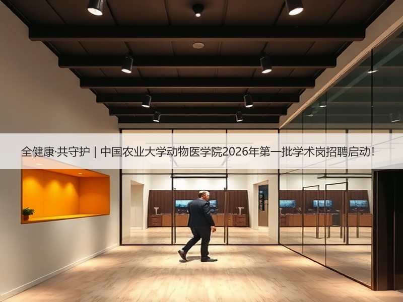 全健康·共守护 | 中国农业大学动物医学院2026年第一批学术岗招聘启动！