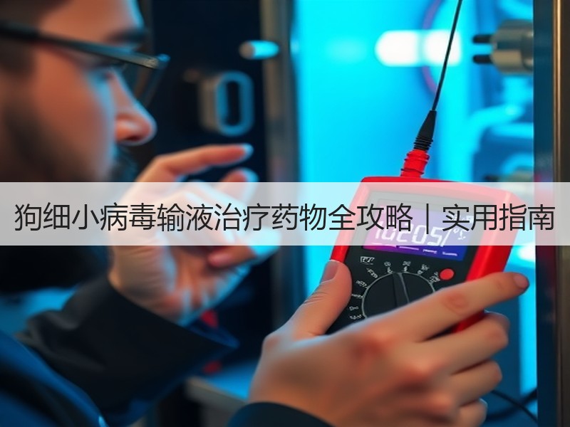 狗细小病毒输液治疗药物全攻略｜实用指南