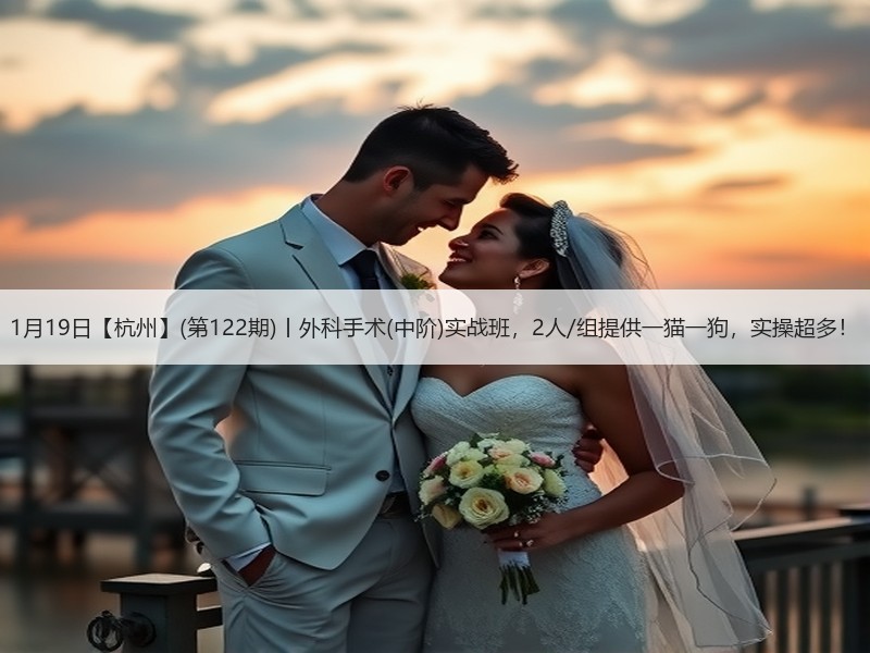 1月19日【杭州】(第122期)丨外科手术(中阶)实战班，2人/组提供一猫一狗，