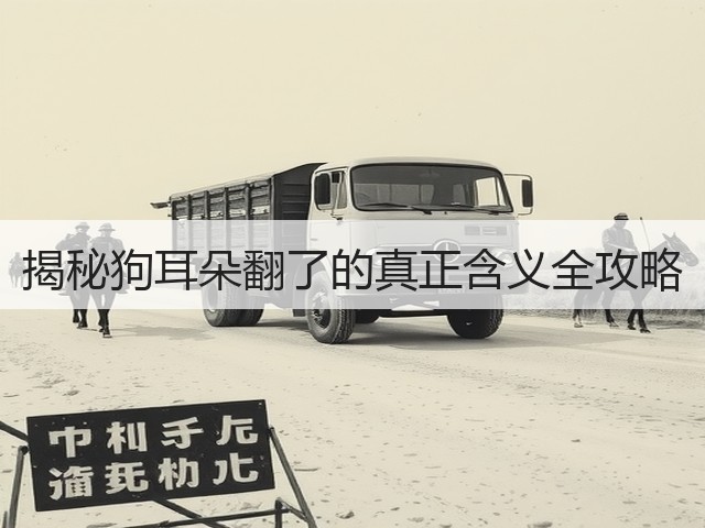 揭秘狗耳朵翻了的真正含义全攻略(图3) 揭秘狗耳朵翻了的真正含义全攻略(图3)