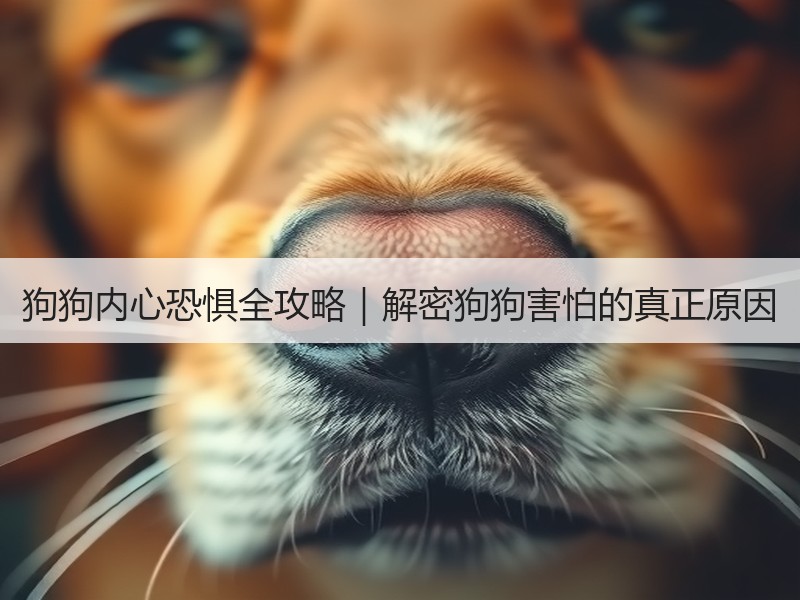 狗狗内心恐惧全攻略｜解密狗狗害怕的真正原因