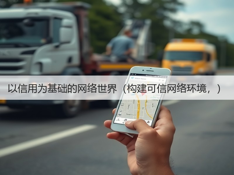 以信用为基础的网络世界（构建可信网络环境，）