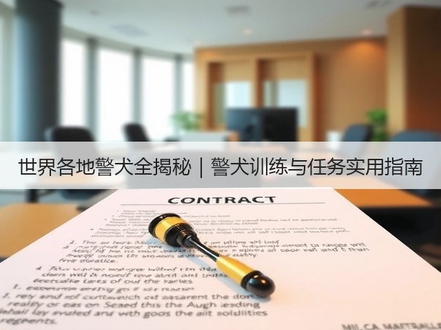 世界各地警犬全揭秘|警犬训练与任务实用指南(图3) 世界各地警犬全揭秘|警犬训练与任务实用指南(图3)