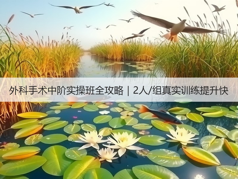 外科手术中阶实操班全攻略｜2人/组真实训练提升快