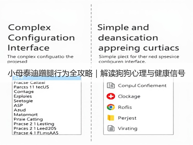 小母泰迪蹭腿行为全攻略｜解读狗狗心理与健康信号