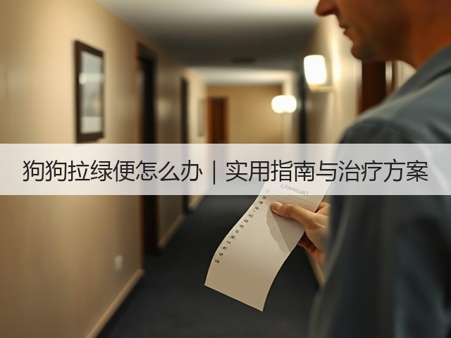 狗狗拉绿便怎么办|实用指南与治疗方案(图3) 狗狗拉绿便怎么办|实用指南与治疗方案(图3)
