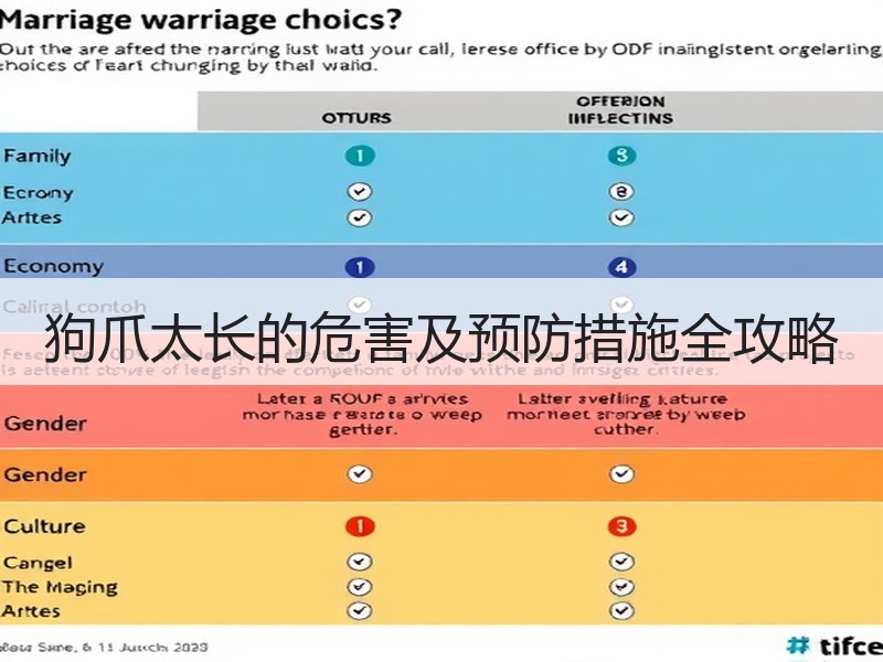 狗爪太长的危害及预防措施全攻略