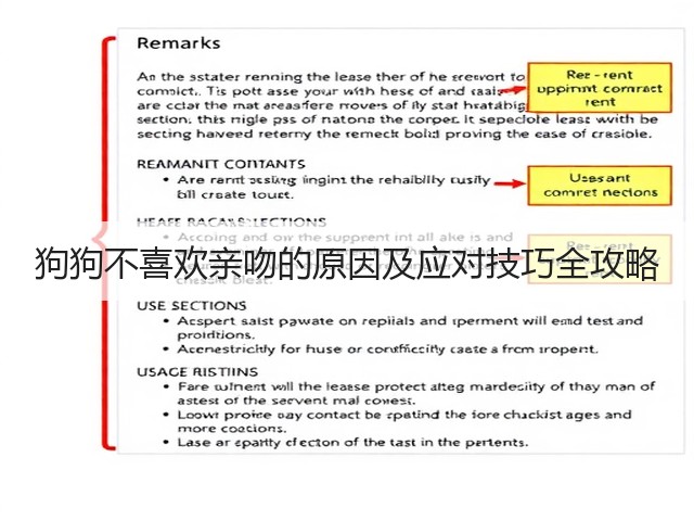 狗狗不喜欢亲吻的原因及应对技巧全攻略(图3) 狗狗不喜欢亲吻的原因及应对技巧全攻略(图3)