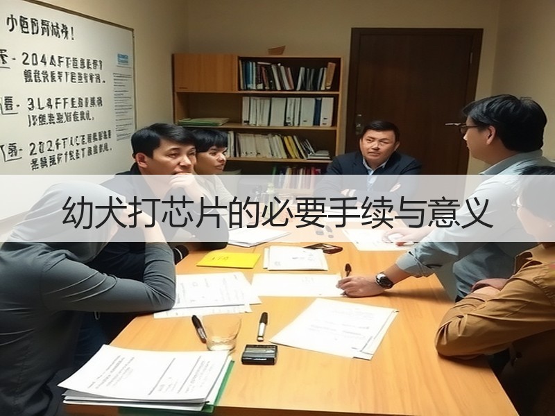 幼犬打芯片的必要手续与意义