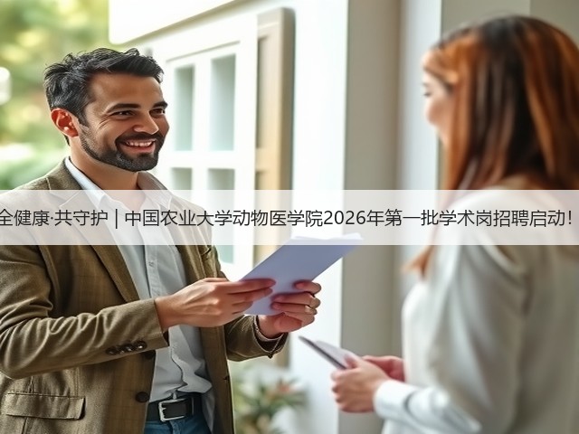 全健康·共守护 | 中国农业大学动物医学院2026年第一批学术岗招聘启动!(图2) 全健康·共守护 | 中国农业大学动物医学院2026年第一批学术岗招聘启动!(图2)