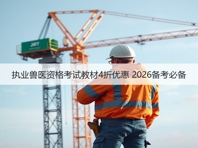 执业兽医资格考试教材4折优惠 2026备考必备(图3) 执业兽医资格考试教材4折优惠 2026备考必备(图3)
