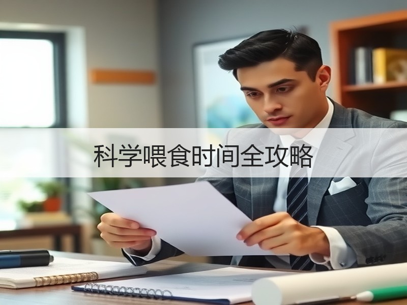 科学喂食时间全攻略
