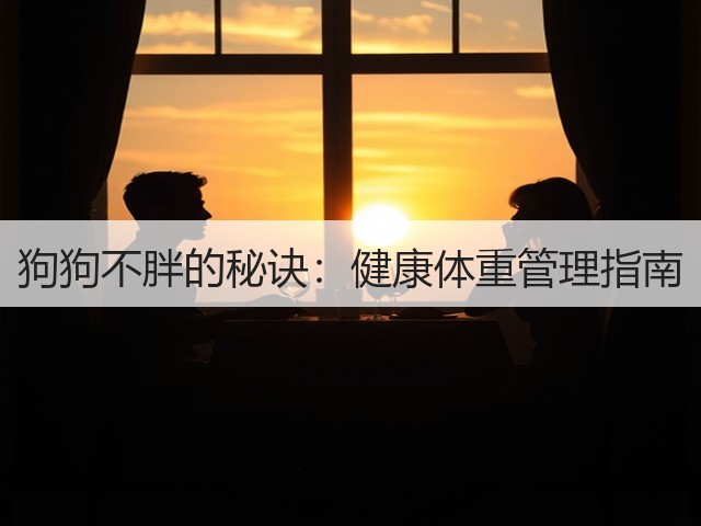 狗狗不胖的秘诀:健康体重管理指南(图3) 狗狗不胖的秘诀:健康体重管理指南(图3)