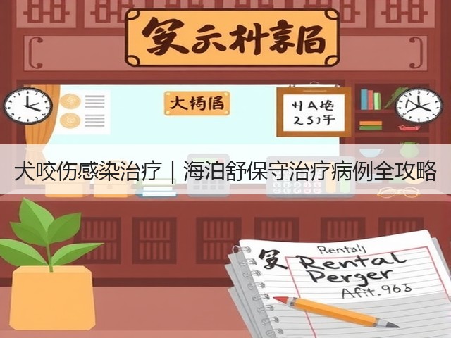 犬咬伤感染治疗|海泊舒保守治疗病例全攻略(图1) 犬咬伤感染治疗|海泊舒保守治疗病例全攻略(图1)