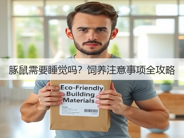 豚鼠需要睡觉吗？饲养注意事项全攻略(图1)