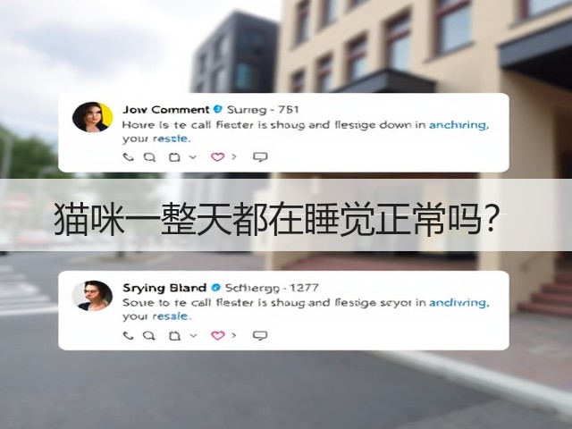 猫咪一整天都在睡觉正常吗?(图3) 猫咪一整天都在睡觉正常吗?(图3)