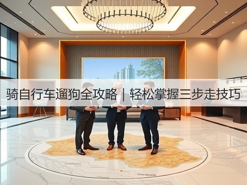骑自行车遛狗全攻略｜轻松掌握三步走技巧