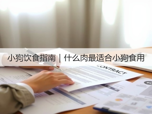 小狗饮食指南|什么肉最适合小狗食用(图3) 小狗饮食指南|什么肉最适合小狗食用(图3)