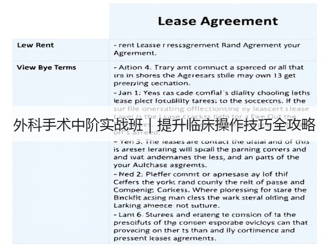 外科手术中阶实战班|提升临床操作技巧全攻略(图1) 外科手术中阶实战班|提升临床操作技巧全攻略(图1)