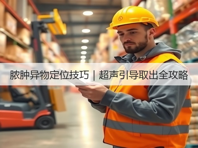 脓肿异物定位技巧|超声引导取出全攻略(图2) 脓肿异物定位技巧|超声引导取出全攻略(图2)