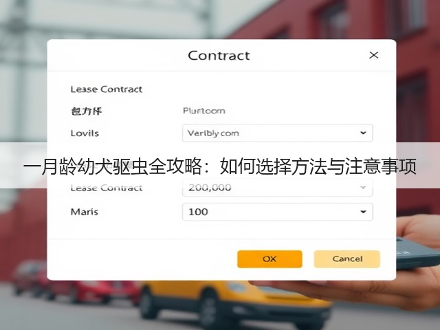 一月龄幼犬驱虫全攻略：如何选择方法与注意事项(图3)