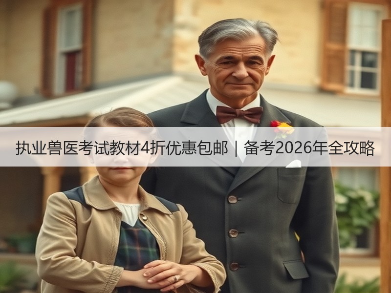 执业兽医考试教材4折优惠包邮｜备考2026年全攻略