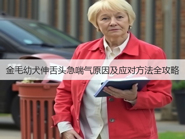 金毛幼犬伸舌头急喘气原因及应对方法全攻略(图1) 金毛幼犬伸舌头急喘气原因及应对方法全攻略(图1)