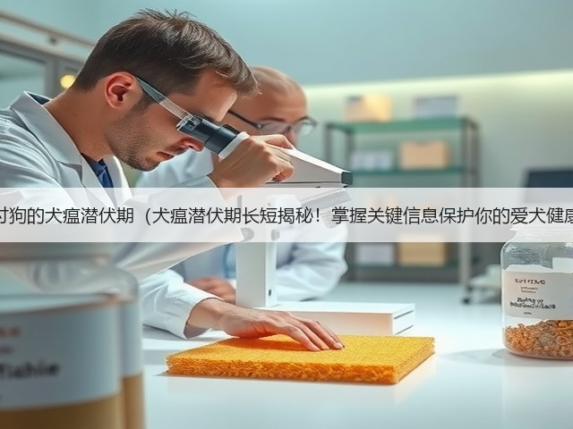 探讨狗的犬瘟潜伏期(犬瘟潜伏期长短揭秘!掌握关键信息保护你的爱犬健康)(图1) 探讨狗的犬瘟潜伏期(犬瘟潜伏期长短揭秘!掌握关键信息保护你的爱犬健康)(图1)
