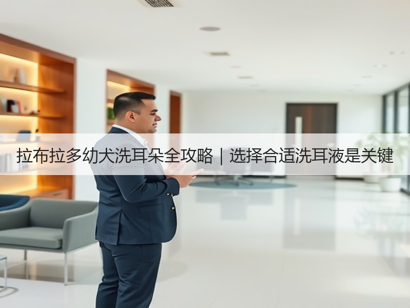 拉布拉多幼犬洗耳朵全攻略｜选择合适洗耳液是关键