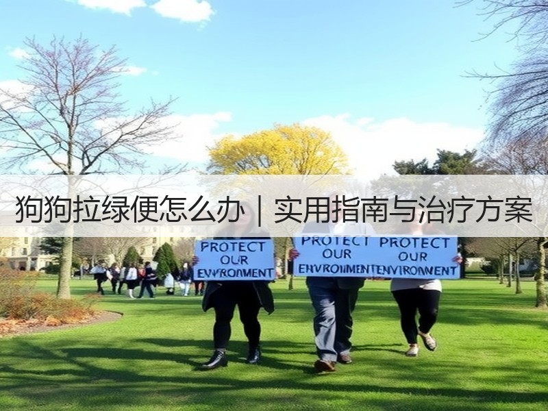 狗狗拉绿便怎么办｜实用指南与治疗方案