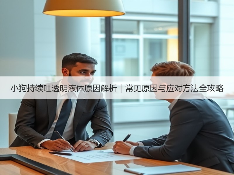 小狗持续吐透明液体原因解析｜常见原因与应对方法全攻略